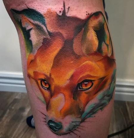 tattoos/ - Watercolor Fox - 137679